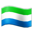 Bandiera della Sierra Leone Emoji Samsung