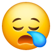 😪 Faccina assonnata Emoji su Samsung