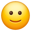 Cara com ligeiro sorriso Emoji Samsung