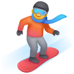 🏂 Praticante de snowboard Emoji nos Samsung