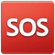 Symbole SOS on Samsung