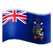 Bandera de las Islas Georgia del Sur y Sandwich del Sur Emoji Samsung