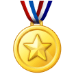 Спортивная медаль Эмодзи на телефонах Samsung