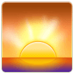 Nascer do sol Emoji Samsung