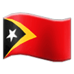 Bandeira de Timor-Leste Emoji Samsung