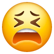 😫 Cara de desolacion Emoji en Samsung