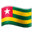 Bandeira do Togo Emoji Samsung
