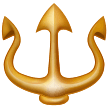 Emblema de tridente Emoji Samsung