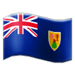 特克斯和凯科斯群岛旗帜 on Samsung