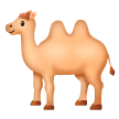Two-Hump Camel Emoji on Samsung Phones
