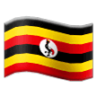 Флаг Уганды Эмодзи на телефонах Samsung