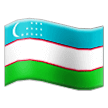 Bandera de Uzbekistán Emoji Samsung