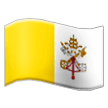 Flagge von Vatikanstadt Emoji Samsung