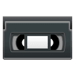Videocassette Emoji on Samsung Phones