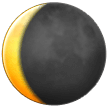 Lua na segunda falcada Emoji Samsung