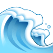 🌊 Water Wave Emoji on Samsung Phones