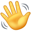 Winkende Hand Emoji Samsung