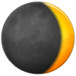 🌒 Premier croissant de lune Émoji sur Samsung