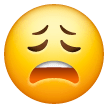 Cara de cansancio Emoji Samsung