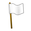 Bandera blanca Emoji Samsung