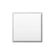 Cuadrado blanco mediano pequeño Emoji Samsung