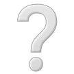 ❔ White Question Mark Emoji on Samsung Phones