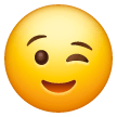 Zwinkerndes Gesicht Emoji Samsung