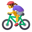 🚴‍♀️ Женщина велосипедист Эмодзи на телефонах Samsung
