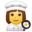 Woman Cook Emoji on Samsung Phones
