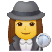 🕵️‍♀️ Mujer detective Emoji en Samsung