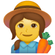 Woman Farmer Emoji on Samsung Phones