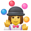 Jonglierende Frau Emoji Samsung