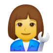 Woman Mechanic Emoji on Samsung Phones
