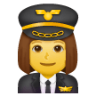 Mulher piloto Emoji Samsung