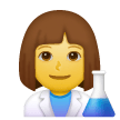 Cientista (mulher) Emoji Samsung