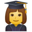 Mujer estudiante Emoji Samsung