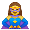 Super-héros femme Émoji Samsung
