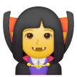 Weiblicher Vampir Emoji Samsung