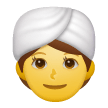 Donna con turbante Emoji Samsung