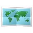Mapa do mundo Emoji Samsung
