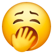 Cara a bocejar Emoji Samsung