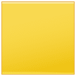 Желтый квадрат Эмодзи на телефонах Samsung