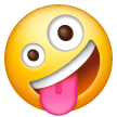 🤪 Faccina con espressione buffa Emoji su Samsung