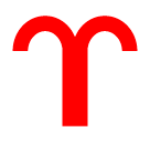 ♈ Знак зодиака Овен Эмодзи в SoftBank