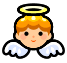 👼 Anjo bebê Emoji nos SoftBank