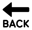 🔙 Freccia nera rivolta verso sinistra con testo BACK Emoji su SoftBank