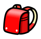 Backpack Emoji in SoftBank