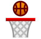 Баскетбольный мяч Эмодзи в SoftBank