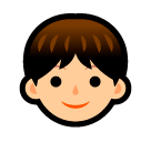 👦 Niño Emoji en SoftBank