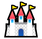 Europäisches Schloss Emoji SoftBank